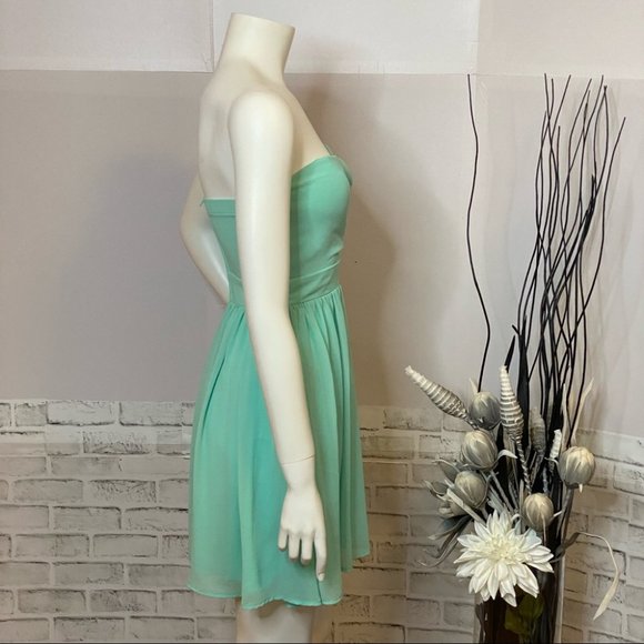 Guess Strapless Mint Mini Dress - Picture 8 of 11